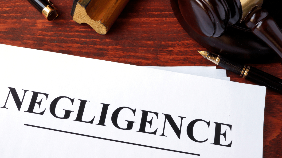 Negligence Under the Law of Torts