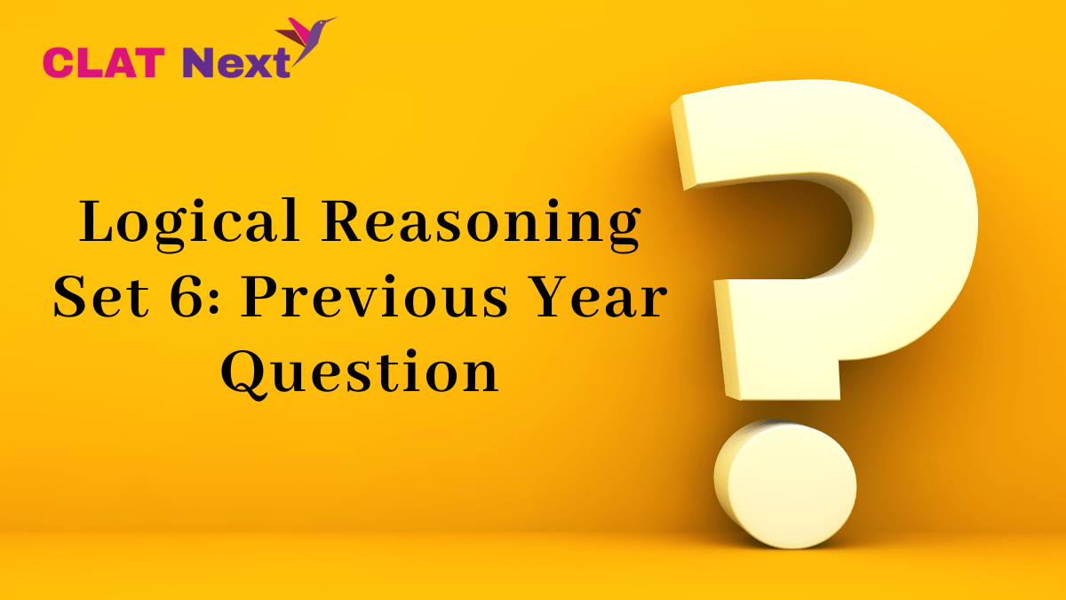 Logical Reasoning Set 6: Previous Year Question